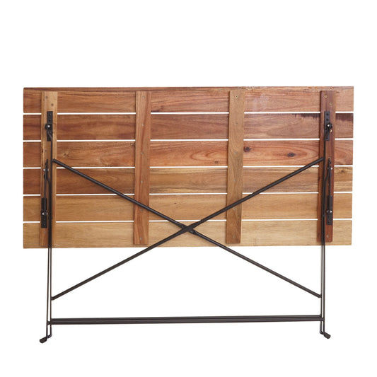 Cosmo Casa - Biertuintafel - Opvouwbare tuintafel - Horecakwaliteit acacia - 120x60cm - Natuurlijke kleur