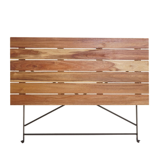 Cosmo Casa - Biertuintafel - Opvouwbare tuintafel - Horecakwaliteit acacia - 120x60cm - Natuurlijke kleur