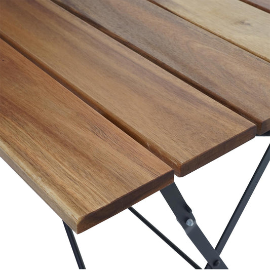 Cosmo Casa - Biertuintafel - Opvouwbare tuintafel - Horecakwaliteit acacia - 120x60cm - Natuurlijke kleur