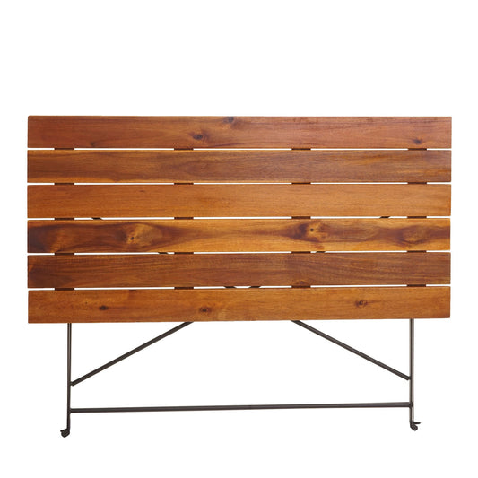 Cosmo Casa - Biertuintafel - Opklapbare tuintafel - Horecakwaliteit acacia - 120x60cm - Bruin
