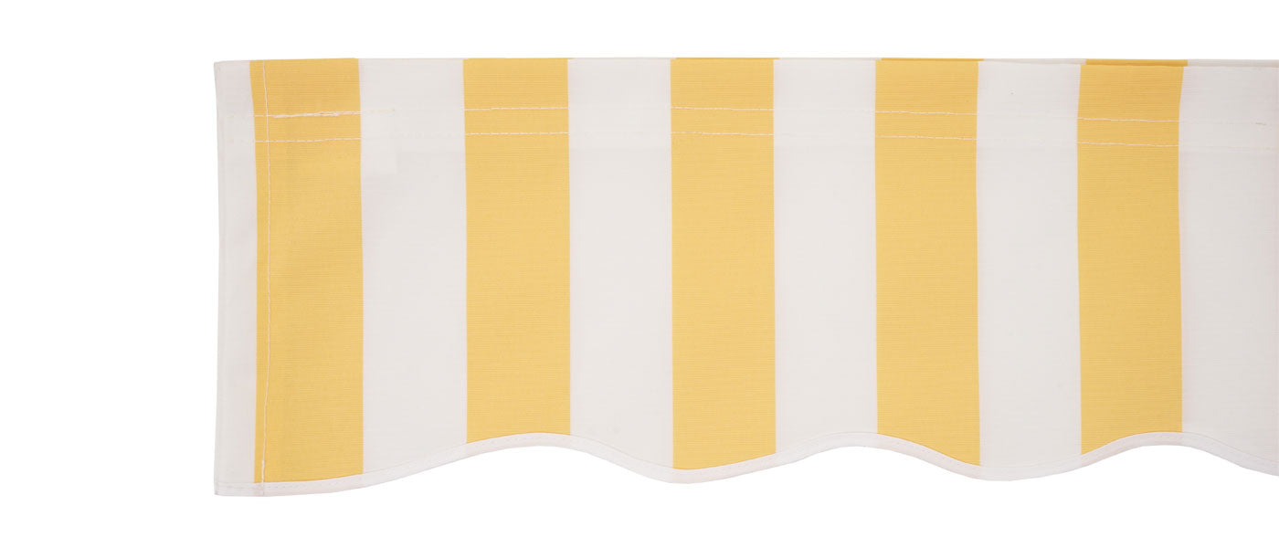 Cosmo Casa - Luifelhoes - Polyester - Geel-wit - 5×3 m