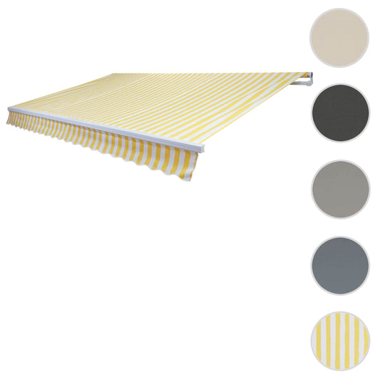 Cosmo Casa - Luifelhoes - Polyester - Geel-wit - 5×3 m