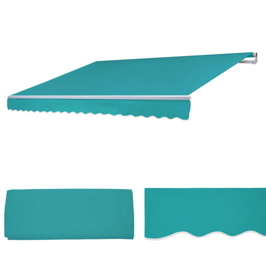 Cosmo Casa - Luifelhoes - Polyester - Turquoise - 5×3 m