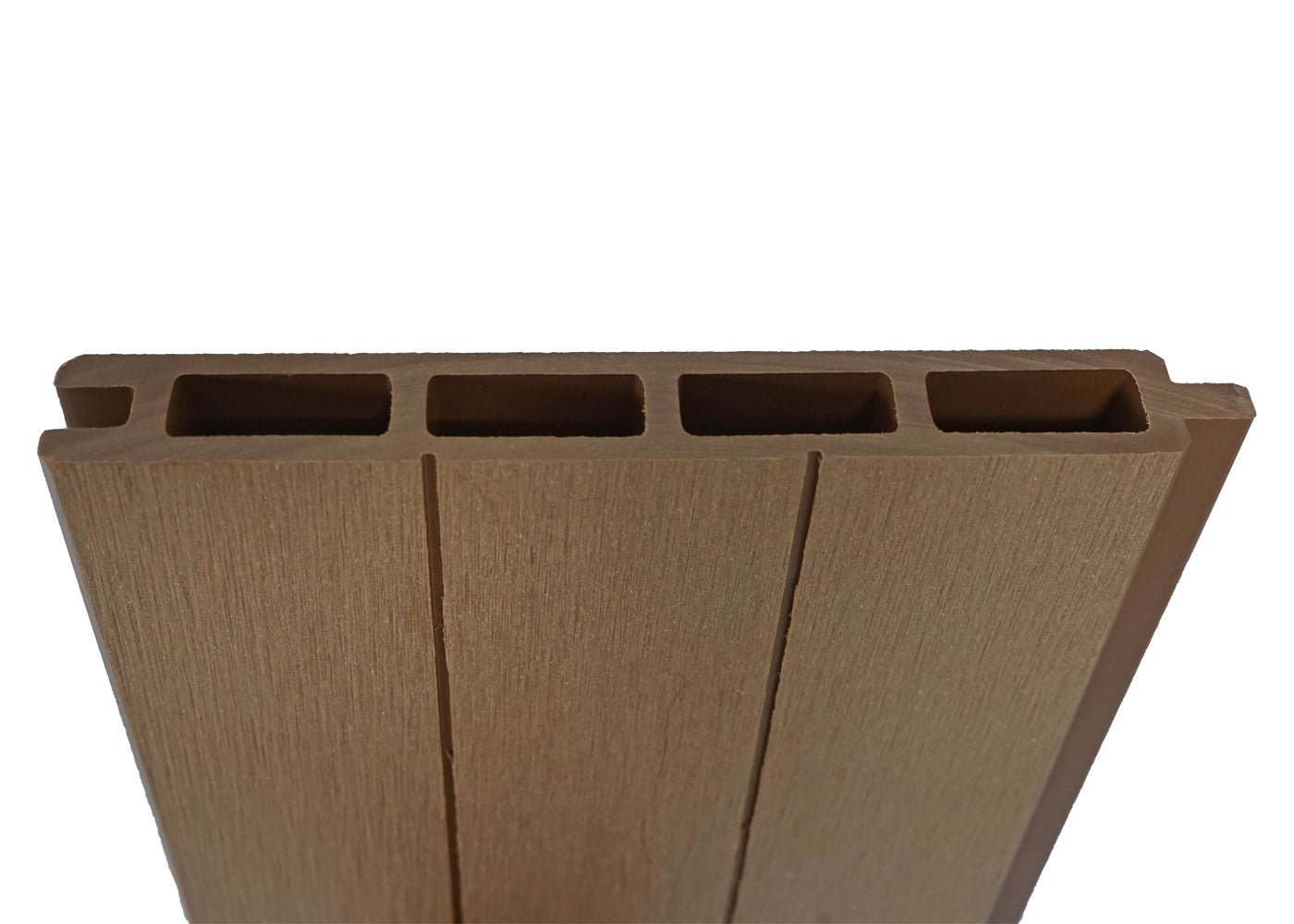 Cosmo Casa - Privacyscherm Sarthe - Windscherm met palen - Aluminium - Teak - Basiselement 1,90 m