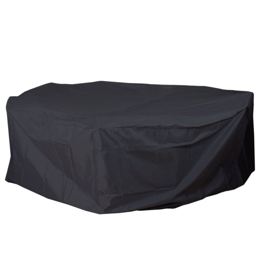 Cosmo Casa - Afdekzeil - Afdekzeil voor Tuinmeubelset - Antraciet - Rond Ø 310cm