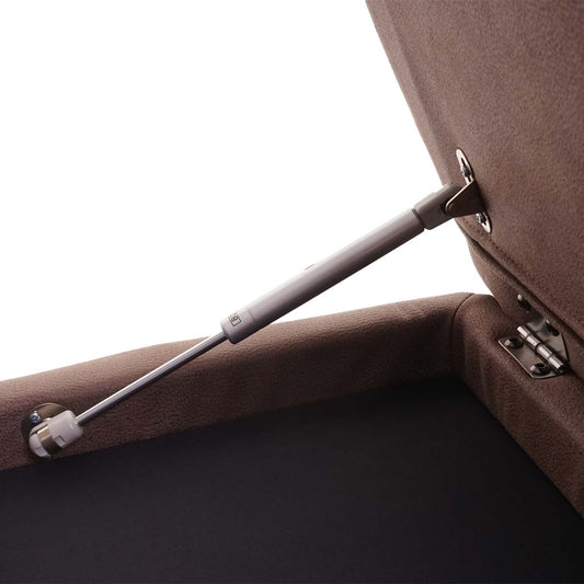 Cosmo Casa - Relaxstoel - Suèdelook - Imitatiesuède - Zwartbruin