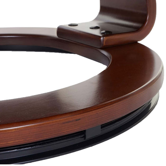 Cosmo Casa - Relaxstoel - Suèdelook - Imitatiesuède - Zwartbruin