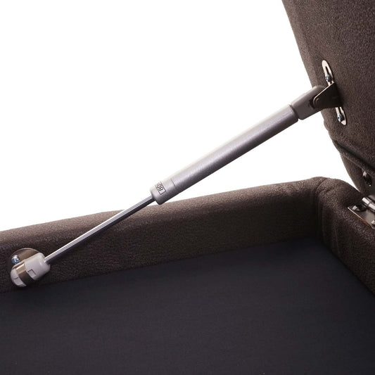 Cosmo Casa - Relaxstoel - Suèdelook - Imitatiesuède - Naturelbruin