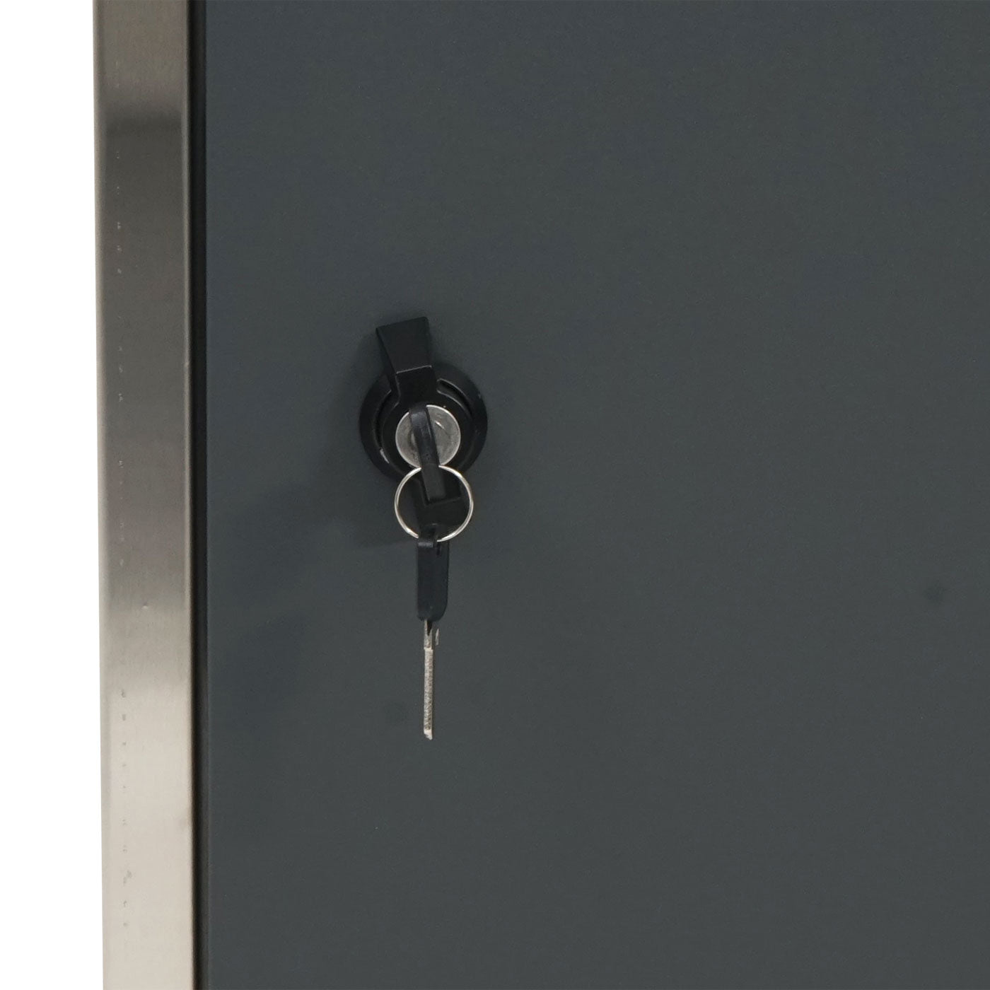 Cosmo Casa - Pakketbus staande brievenbus maat XL - Pakketbrievenbus - RVS - Antraciet