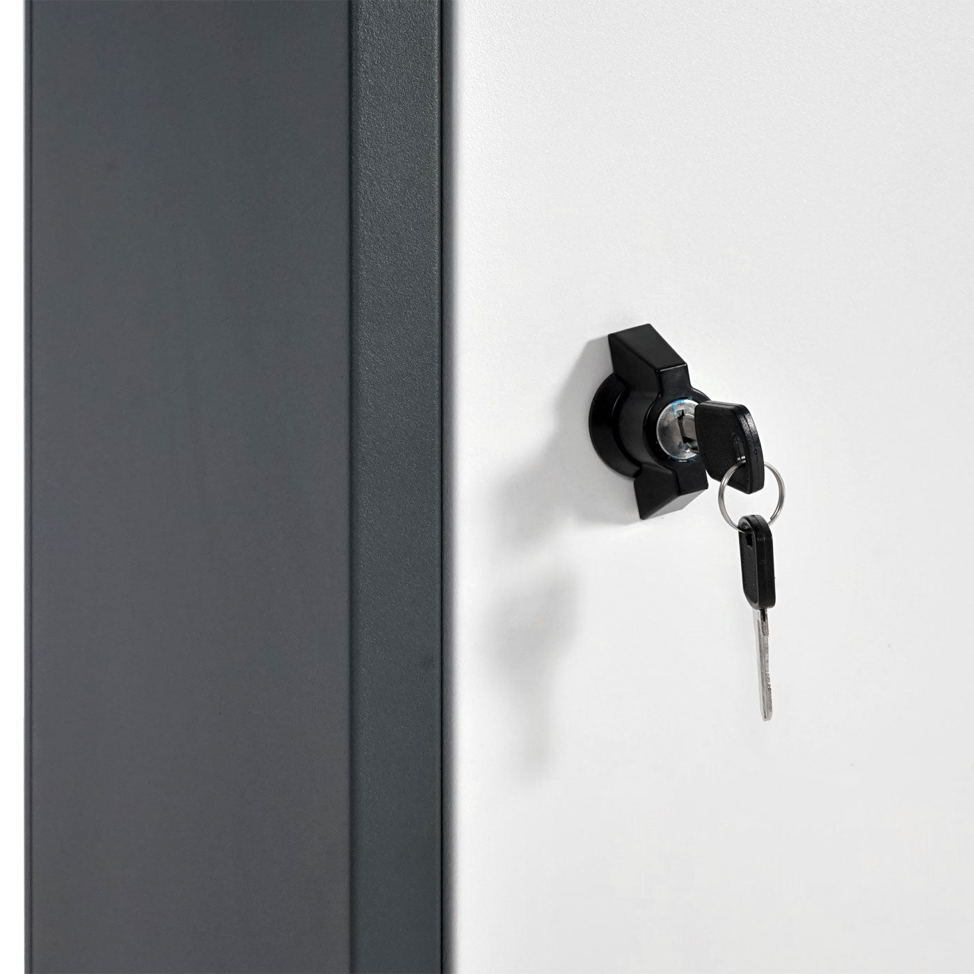 Cosmo Casa - Pakketbus staande brievenbus maat XL - Pakketbrievenbus - Gegalvaniseerd - Antraciet-wit