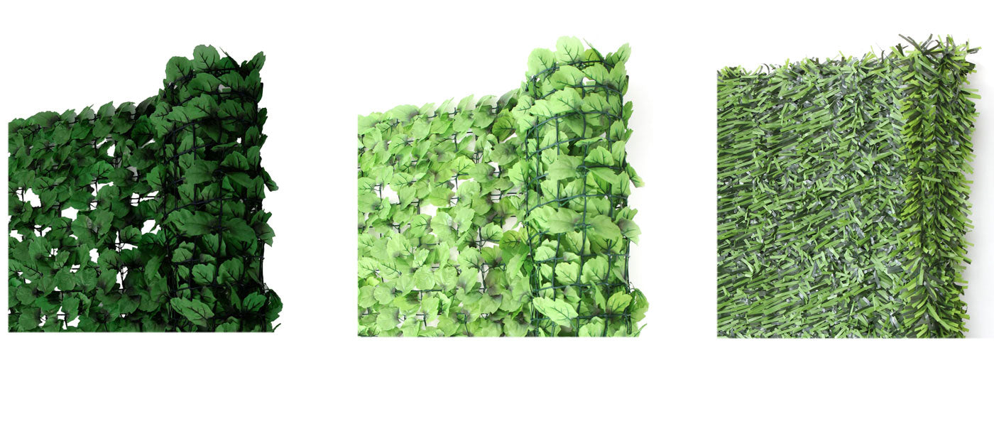 Cosmo Casa - Privacyscherm - Windwerend - Textiel - Donker blad - 500×100 cm