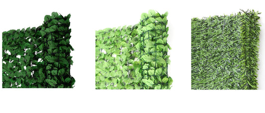 Cosmo Casa - Privacyscherm - Windwerend - Textiel - Donker blad - 500×150 cm