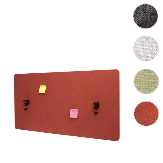 Cosmo Casa - Tafelafscheiding - Akoestisch - Textiel - Bruin - 60×120 cm