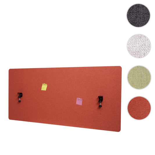 Cosmo Casa - Tafelafscheiding - Akoestisch - Textiel - Bruin - 60×140 cm