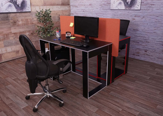 Cosmo Casa - Tafelafscheiding - Akoestisch - Textiel - Bruin - 60×140 cm