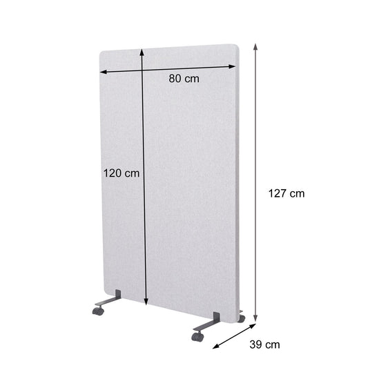 Cosmo Casa - Scheidingswand - Akoestisch - Textiel - Bruin - 127×80 cm