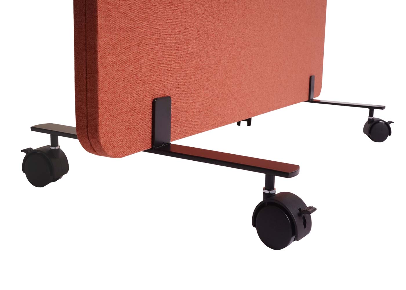 Cosmo Casa - Scheidingswand - Akoestisch - Textiel - Bruin - 147×80 cm