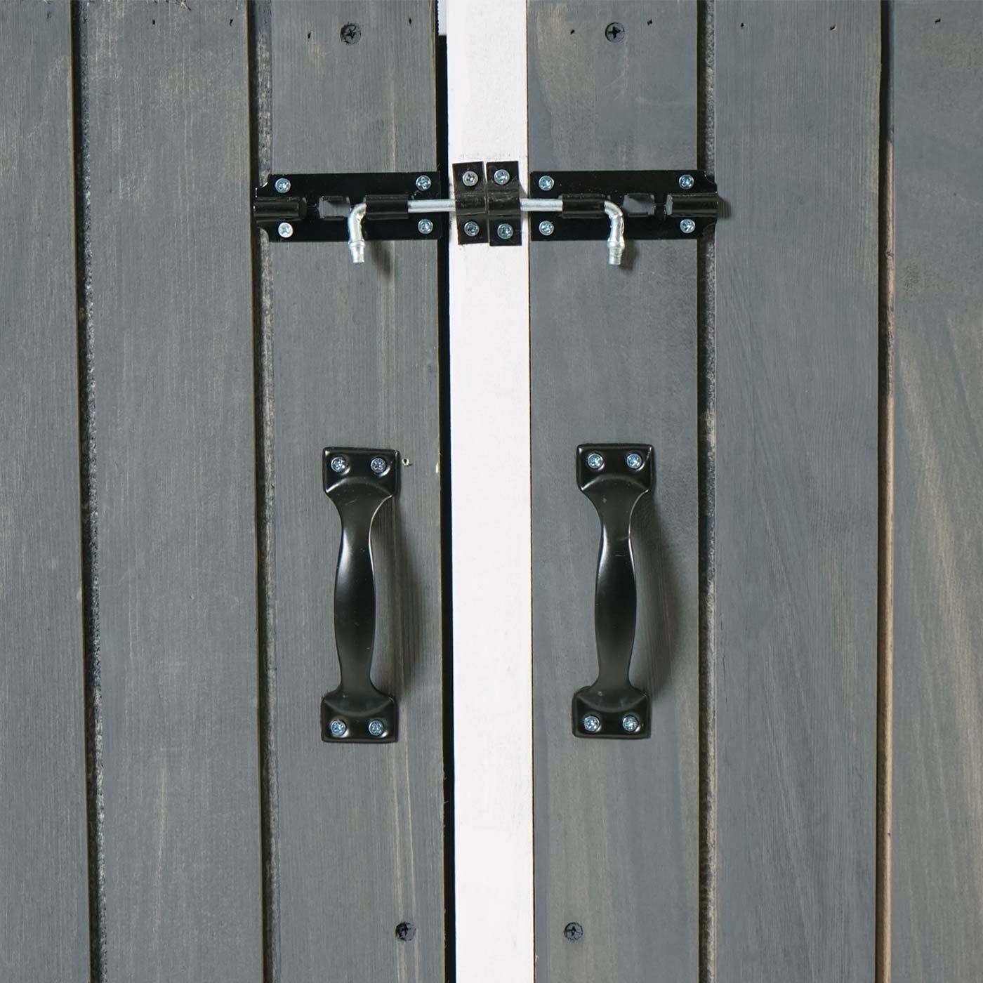 Cosmo Casa - Afvalbakbekleding - Uitbreidbaar - Hout - Grijs-wit - 126×158×98 cm