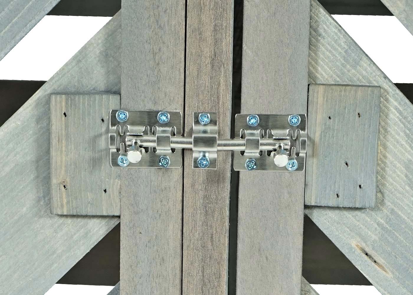 Cosmo Casa - Afvalbakbekleding - Uitbreidbaar - Hout - Grijs - 121×133×98 cm