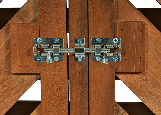 Cosmo Casa - Afvalbakbekleding - Uitbreidbaar - Hout - Bruin - 121×133×98 cm