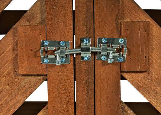 Cosmo Casa - Afvalbakbekleding - Uitbreidbaar - Hout - Bruin - 121×133×98 cm