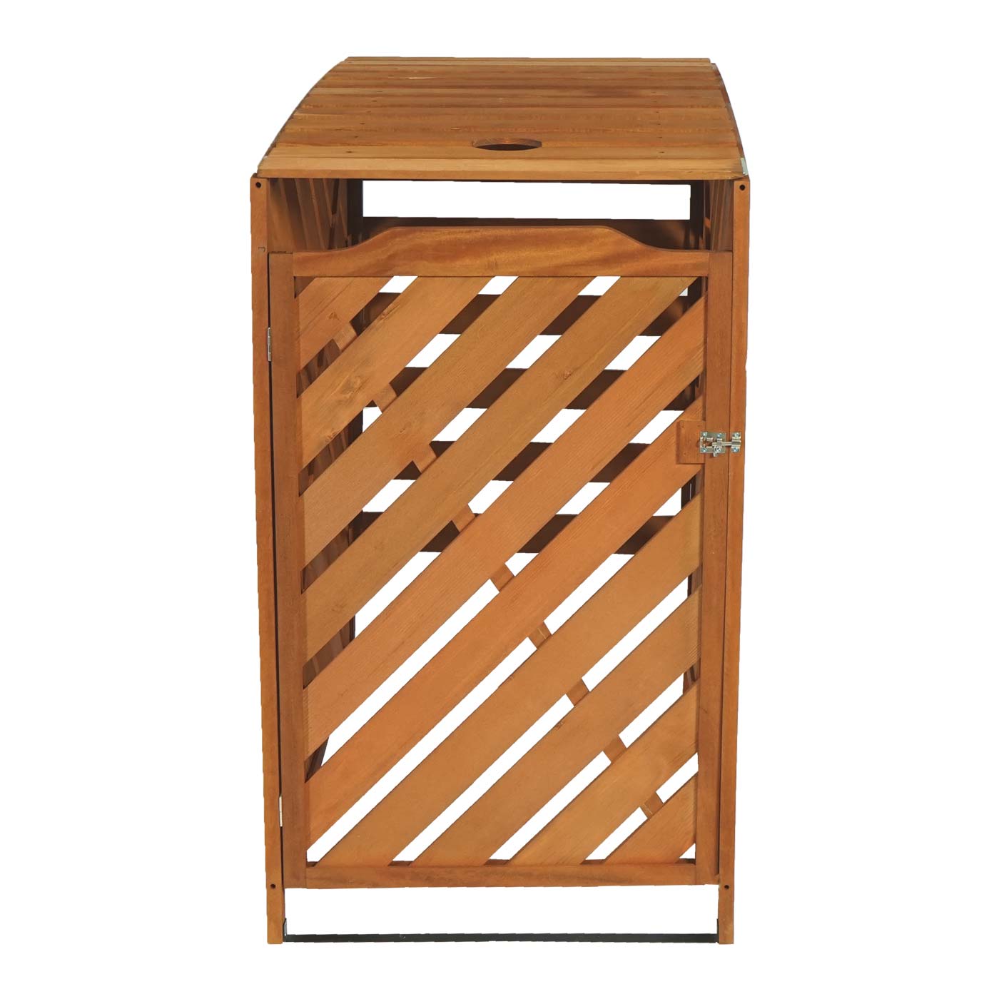 Cosmo Casa - Afvalbakverlenger - Uitbreidbaar - Hout - Bruin - 120×68×98 cm