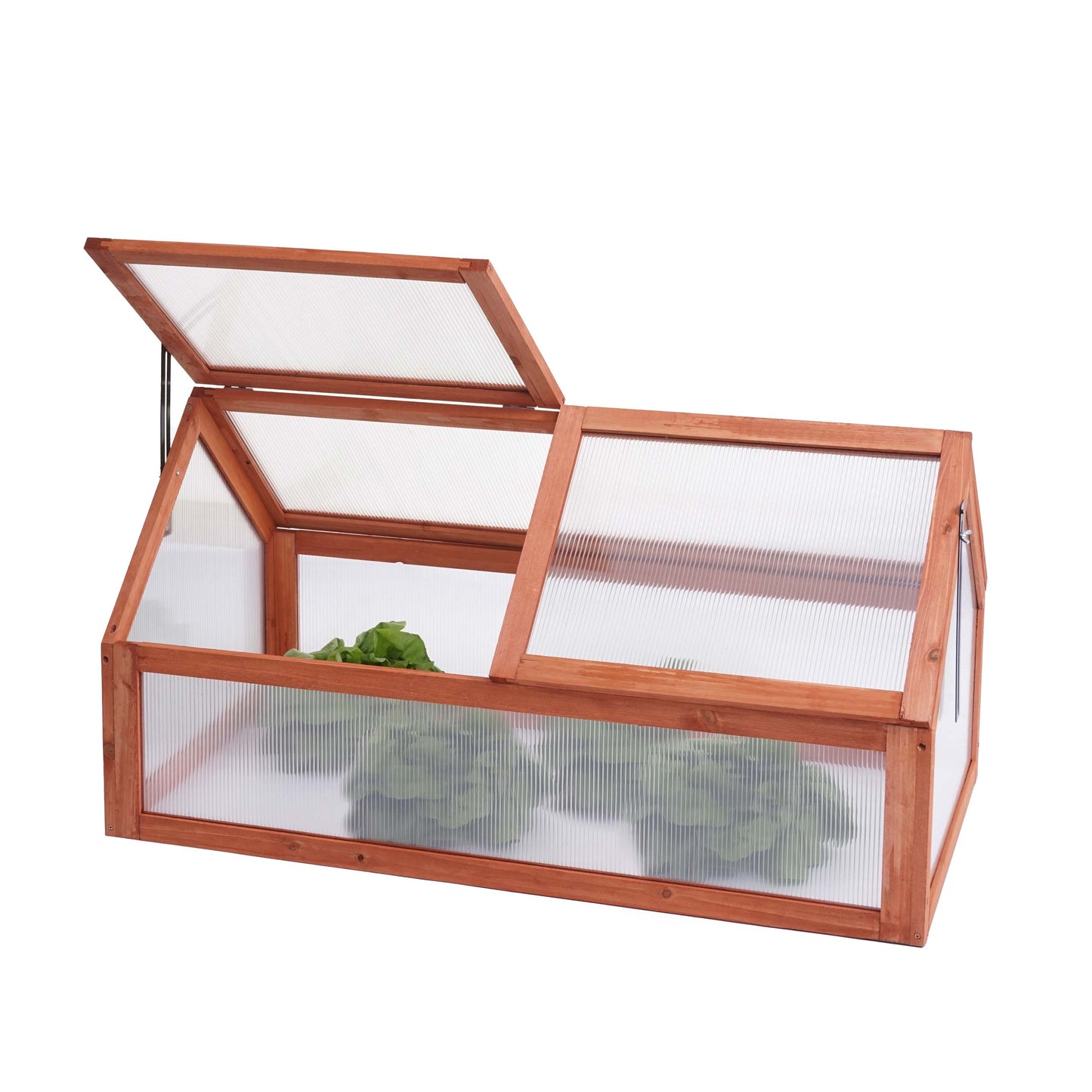 Cosmo Casa - Koudframe - Verstelbaar - Hout - Bruin - 108×57×54 cm