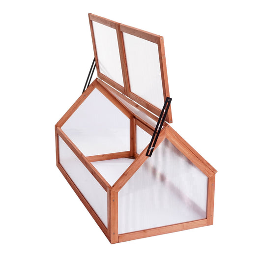 Cosmo Casa - Koudframe - Verstelbaar - Hout - Bruin - 108×57×54 cm