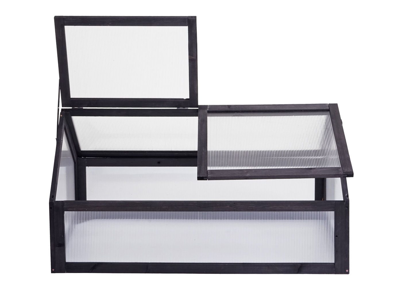 Cosmo Casa - Koudframe - Verstelbaar - Hout - Antraciet - 108×57×54 cm