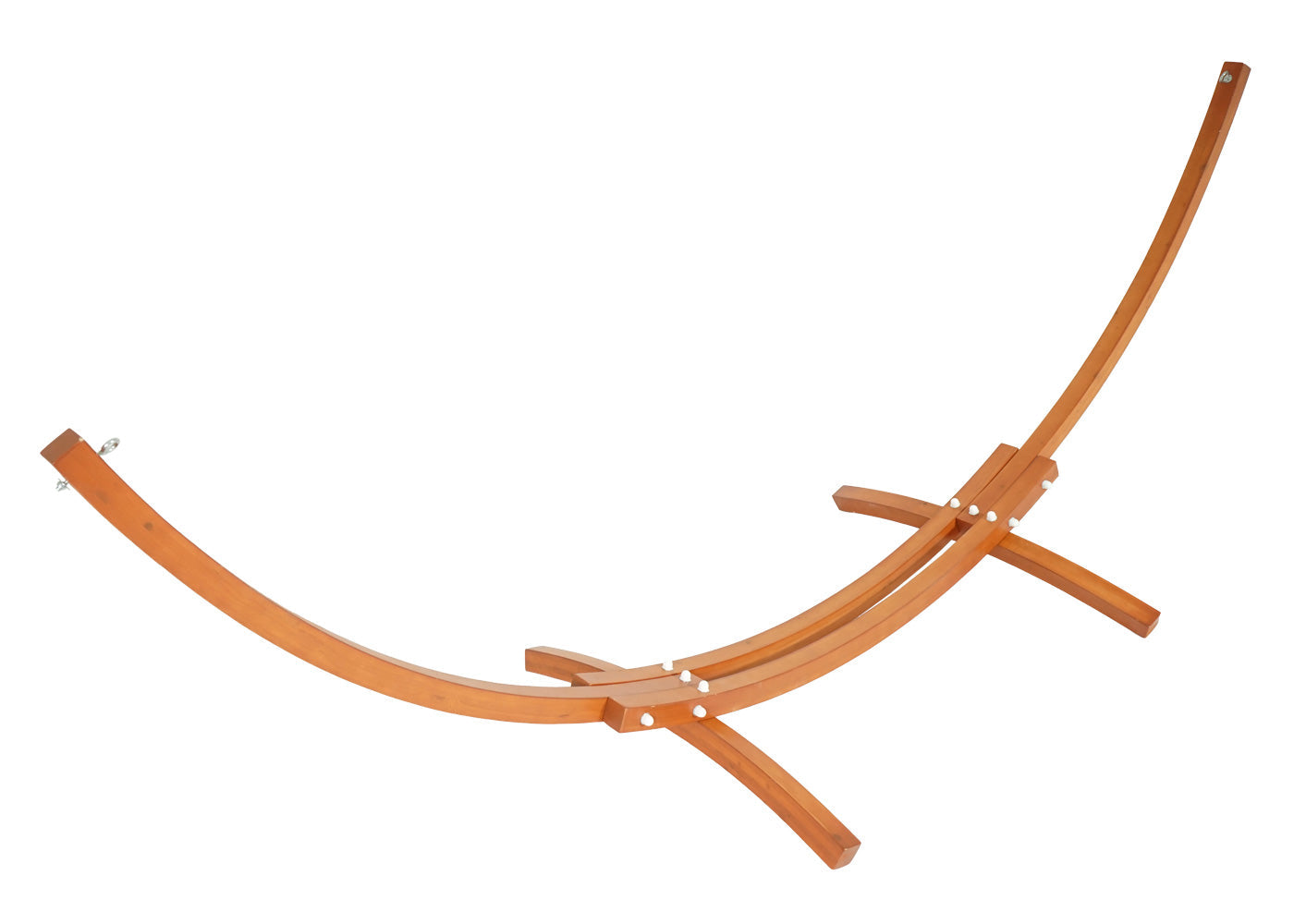 Cosmo Casa - Hangmat met frame - FSC - Hout - Bruin - 320 cm