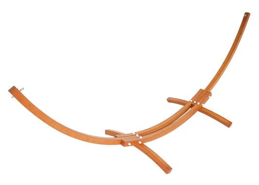 Cosmo Casa - Hangmat met frame - FSC - Hout - Bruin - 320 cm