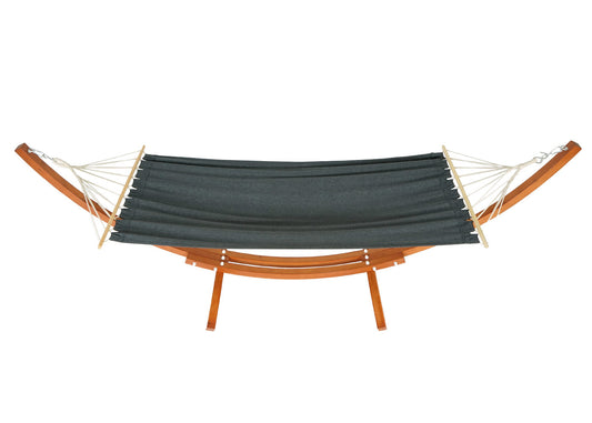 Cosmo Casa - Hangmat met frame - FSC - Hout - Grijs - 320 cm