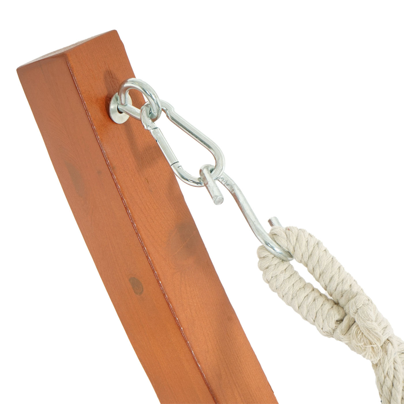 Cosmo Casa - Hangmat met frame - FSC - Hout - Grijs - 320 cm