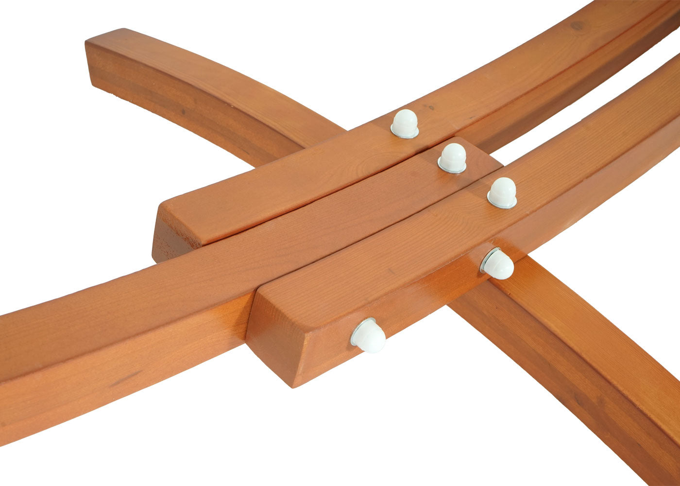 Cosmo Casa - Hangmat met frame - FSC - Hout - Grijs - 320 cm