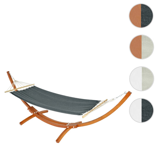 Cosmo Casa - Hangmat met frame - FSC - Hout - Grijs - 320 cm
