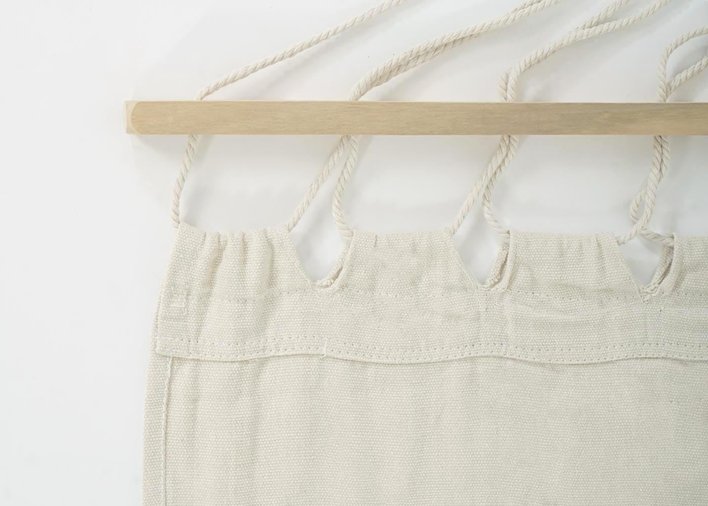 Cosmo Casa - Hangmat - Hangend - Textiel & Hout - Wit - 420 cm