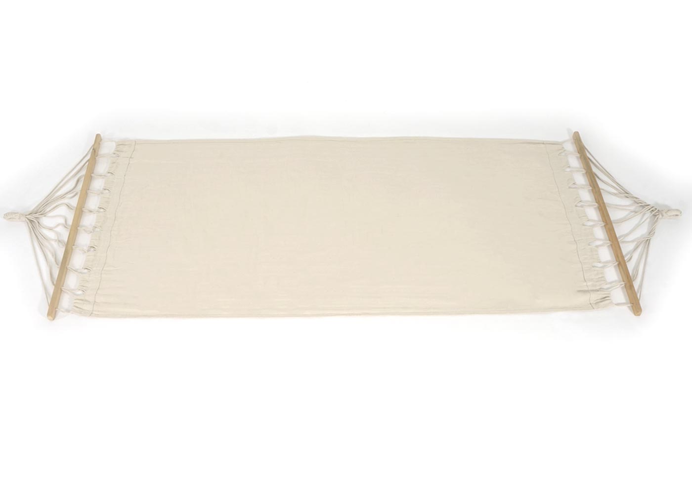 Cosmo Casa - Hangmat - Hangend - Textiel & Hout - Wit - 420 cm