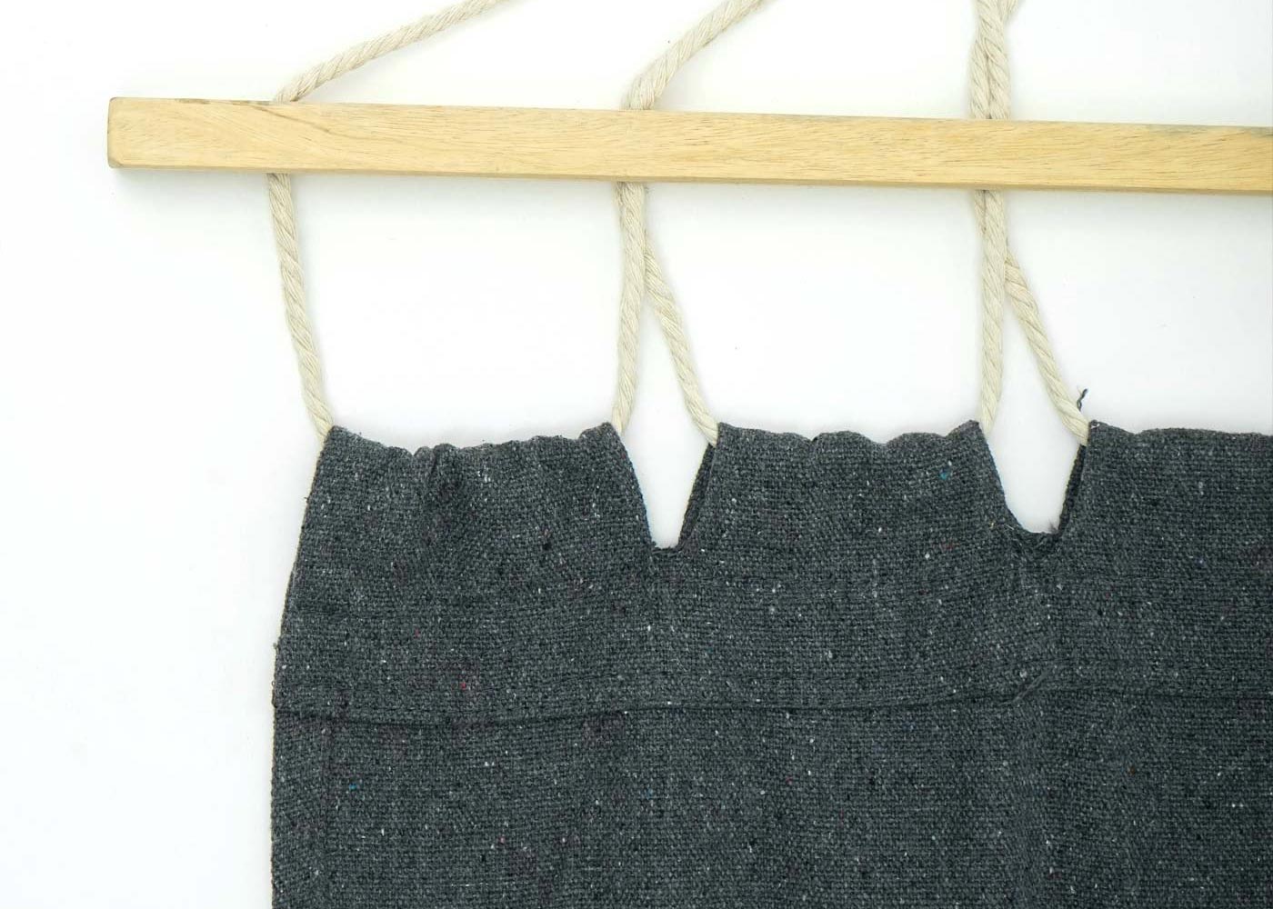 Cosmo Casa - Hangmat - Hangend - Textiel & Hout - Grijs - 420 cm