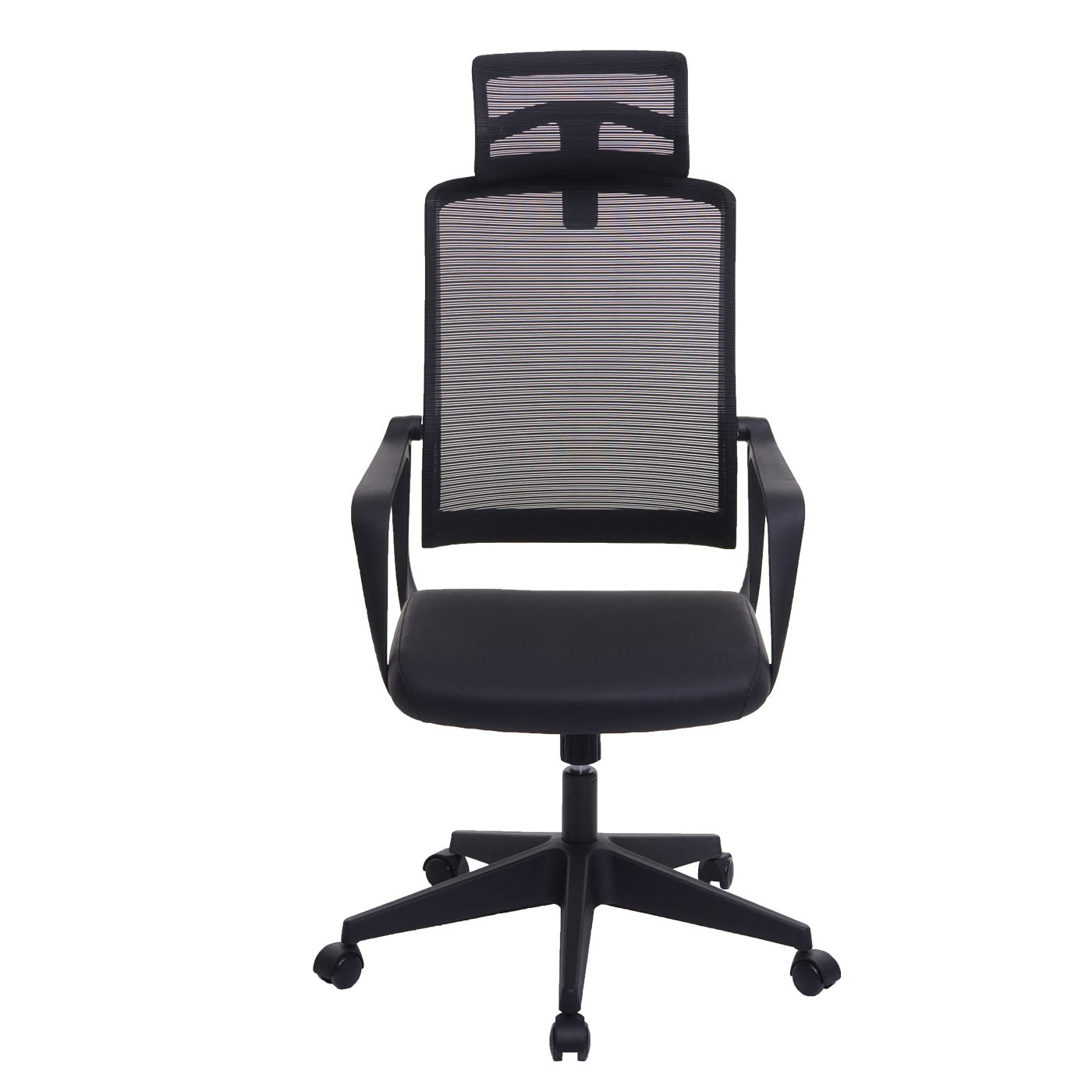 Cosmo Casa - Bureaustoel - Ergonomisch - Kunstleer - Zwart