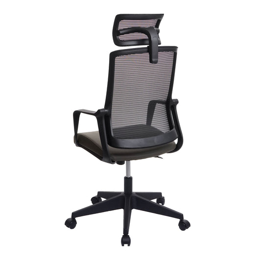 Cosmo Casa - Bureaustoel - Ergonomisch - Kunstleer - Olijfgroen