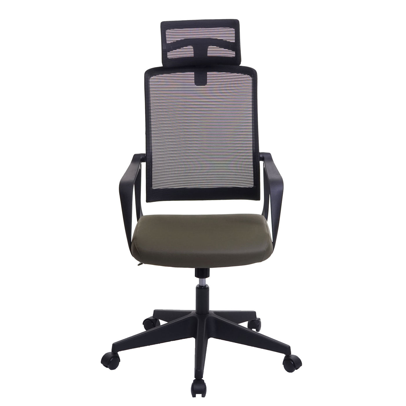 Cosmo Casa - Bureaustoel - Ergonomisch - Kunstleer - Olijfgroen