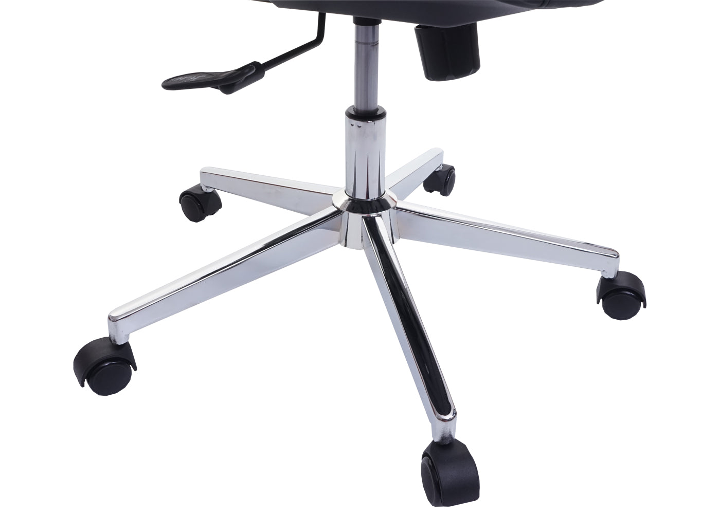 Cosmo Casa - Bureaustoel - Ergonomisch - Kunstleer - Zwart