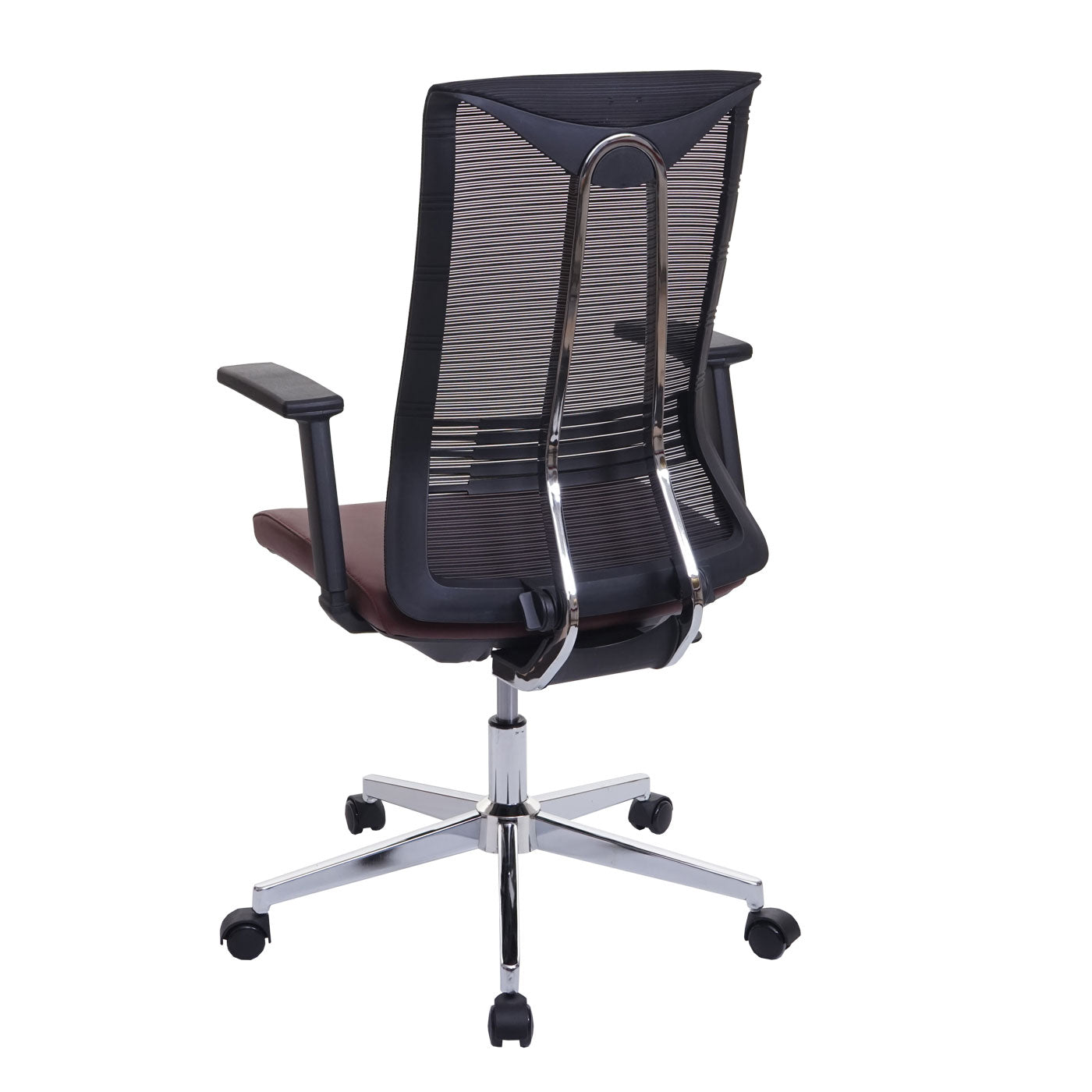 Cosmo Casa - Bureaustoel - Ergonomisch - Kunstleer - Bordeauxrood