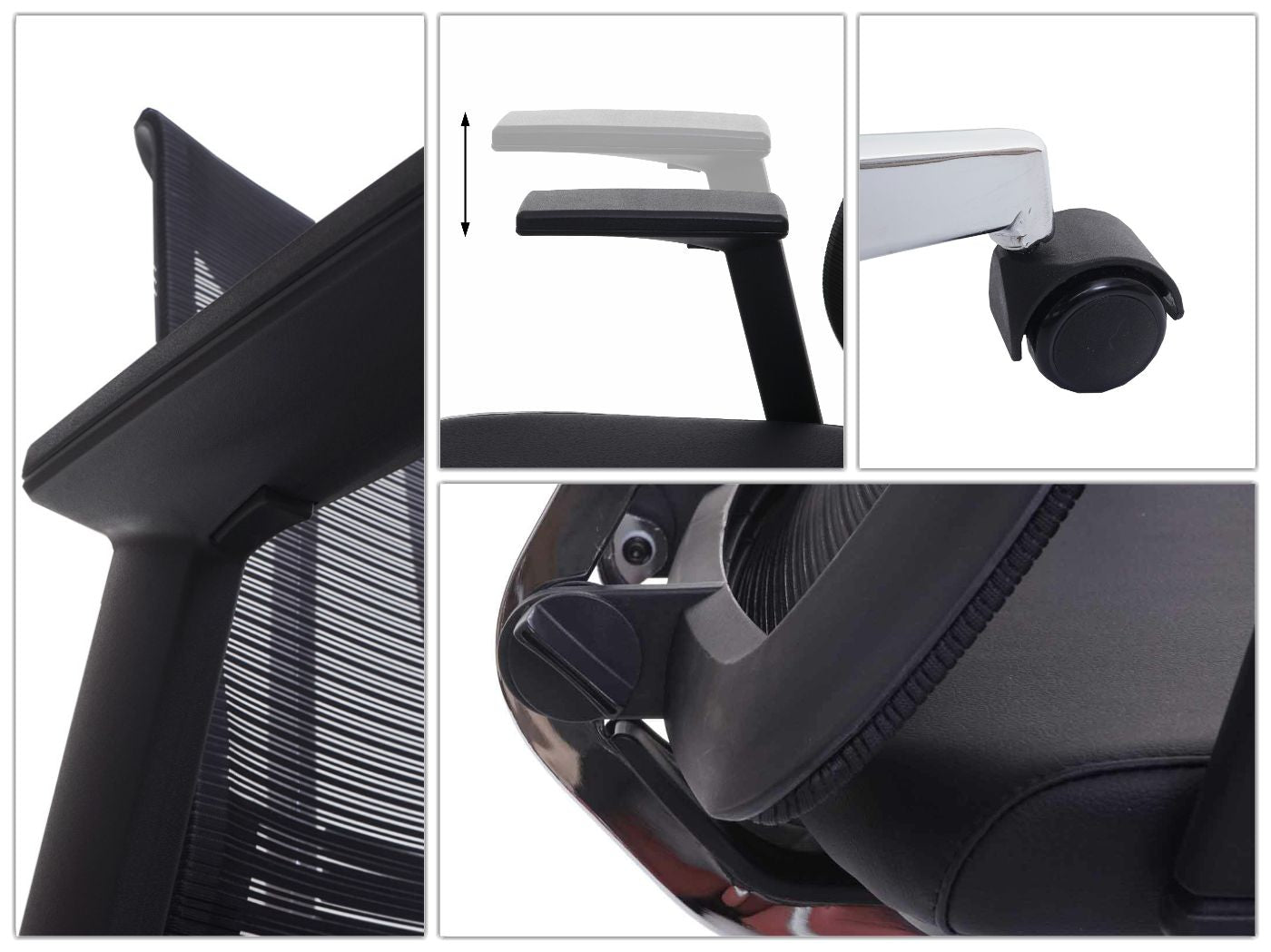 Cosmo Casa - Bureaustoel - Ergonomisch - Kunstleer - Olijfgroen