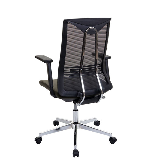 Cosmo Casa - Bureaustoel - Ergonomisch - Kunstleer - Olijfgroen