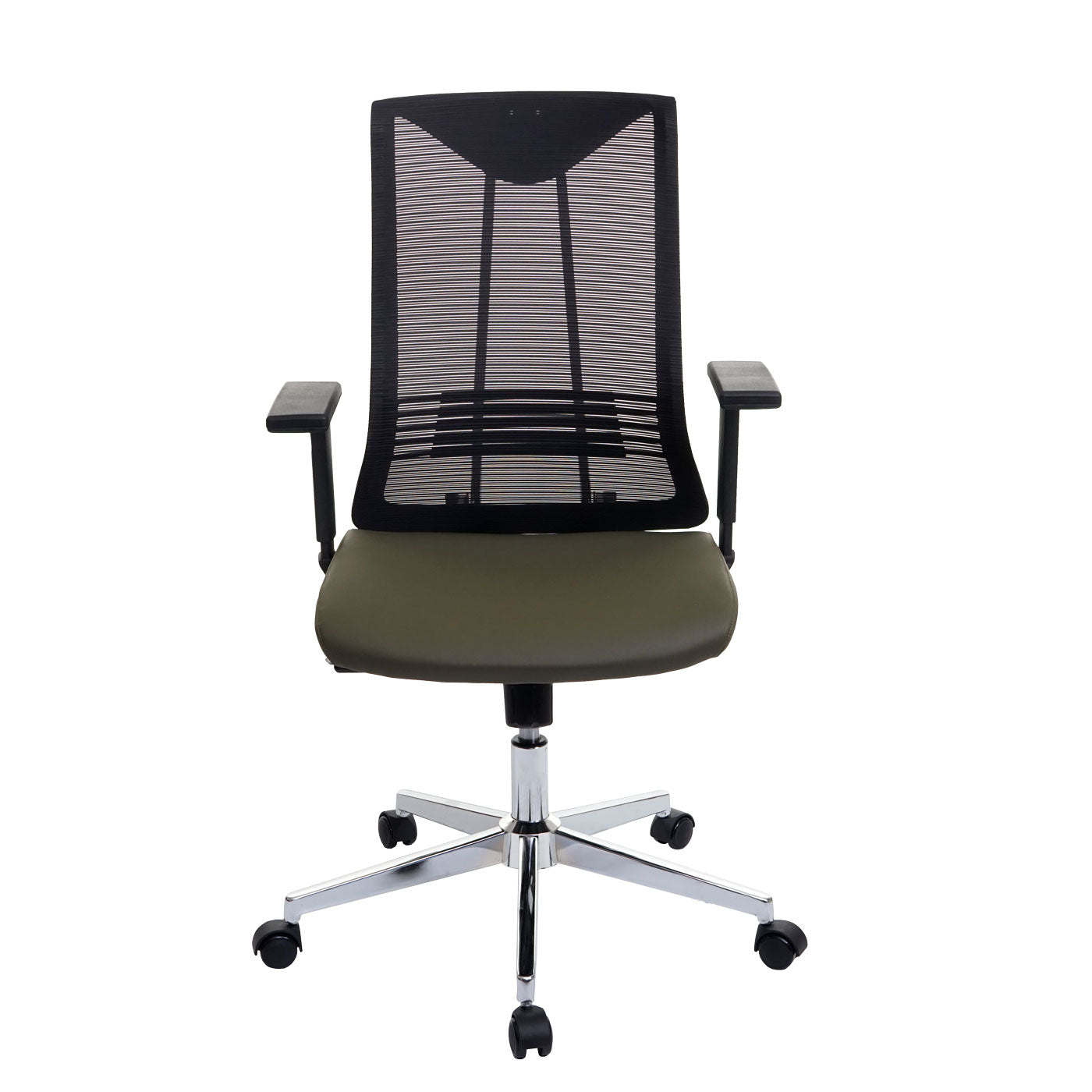 Cosmo Casa - Bureaustoel - Ergonomisch - Kunstleer - Olijfgroen