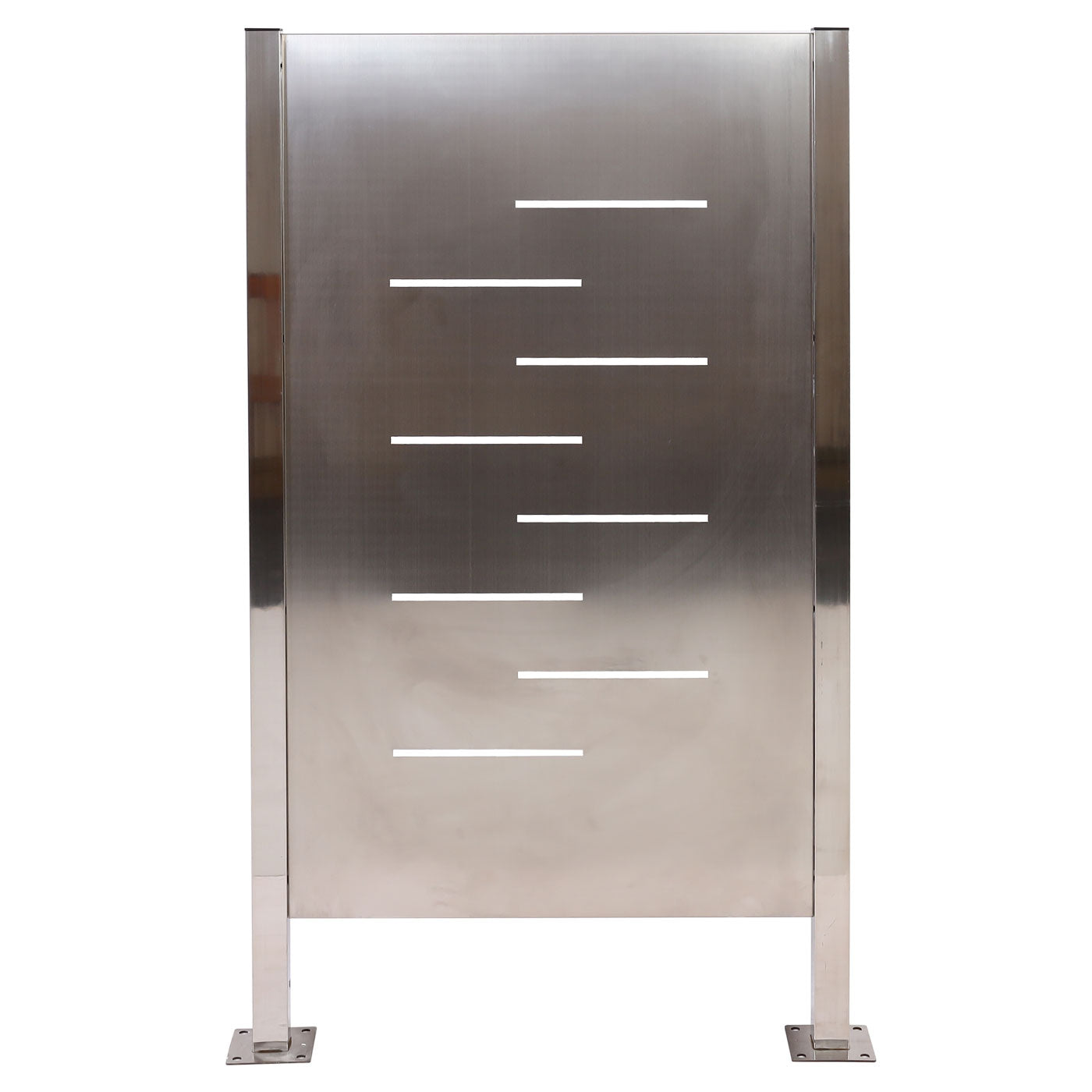 Cosmo Casa - Vuilnisbakhek - Vuilnisopslag - Metaal - RVS - 150x85x85cm