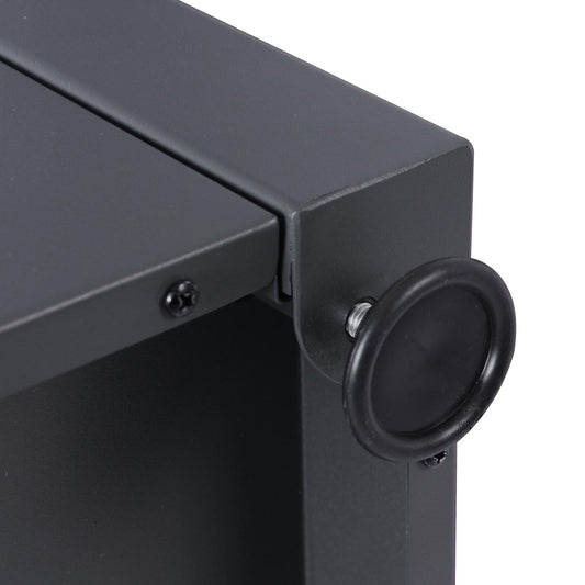 Cosmo Casa - Tuinkist - Waterdicht - RVS & Metaal - Antraciet - 69×165×85 cm