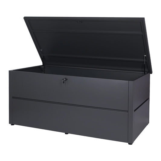 Cosmo Casa - Tuinkist - Waterdicht - RVS & Metaal - Antraciet - 69×185×85 cm
