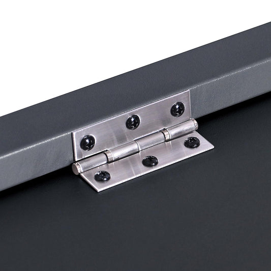 Cosmo Casa - Tuinkist - Waterdicht - RVS & Metaal - Antraciet - 69×185×85 cm